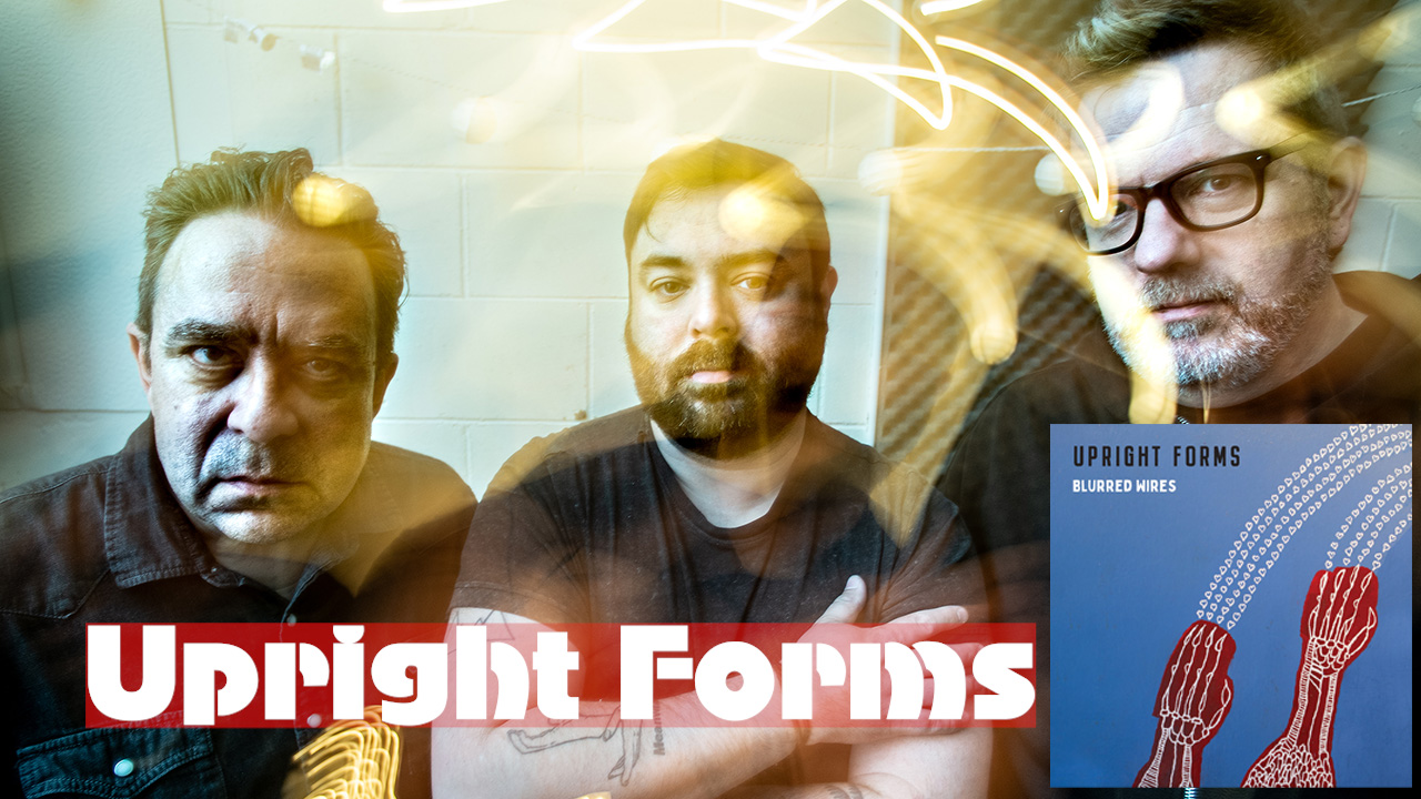 Promo Pic of rock band Upright Forms, with NIck Sakes, Noah Paster, and Shaun Westphal.
