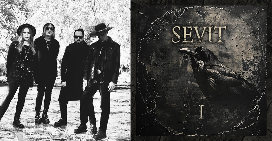 Sevit from Dallas Texas band photo and album cover.